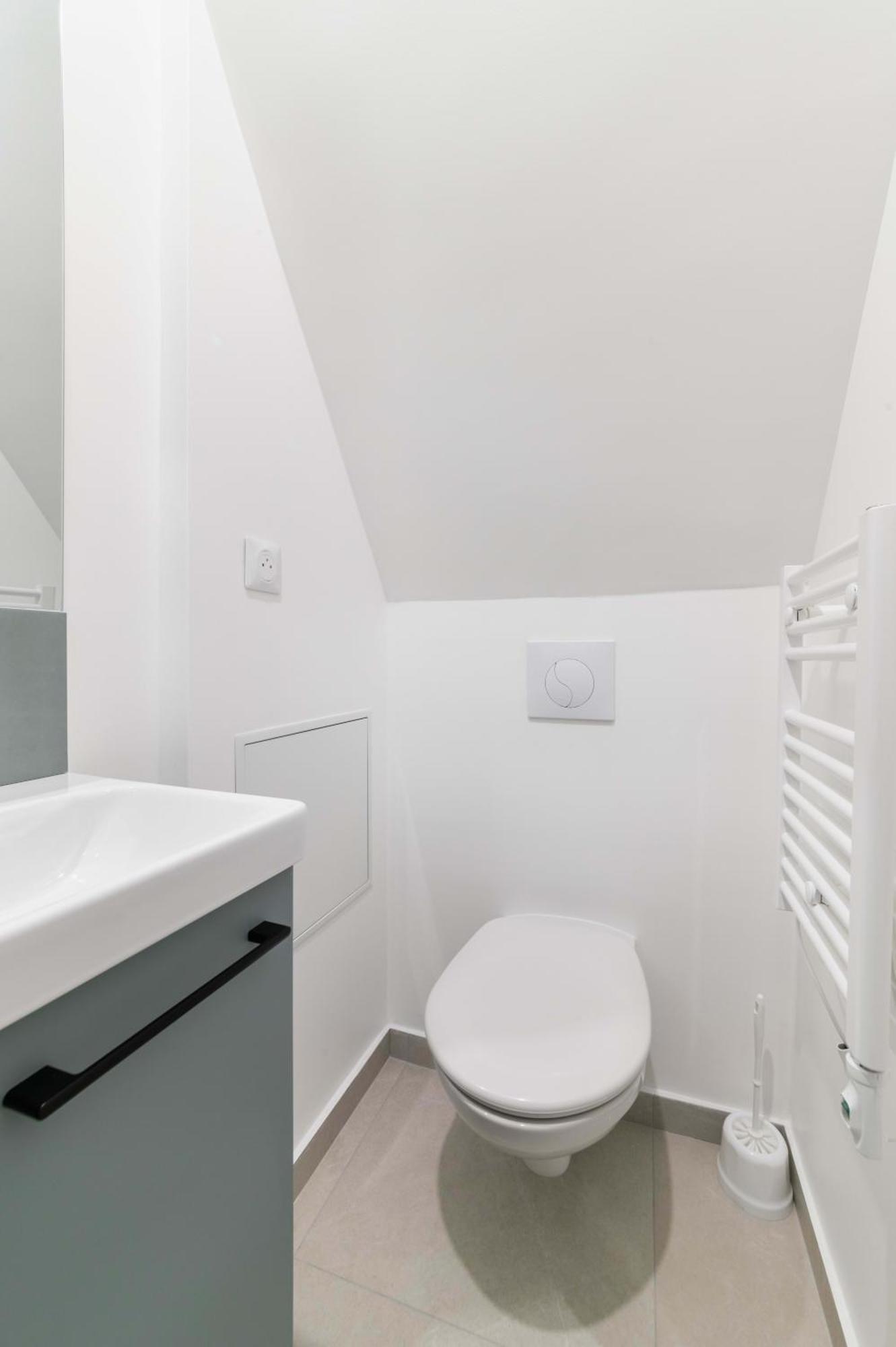 Apartament 2 Pieces Refait A Neuf Dernier Etage - Paris 19 - 4P - Flat-Guest Zewnętrze zdjęcie