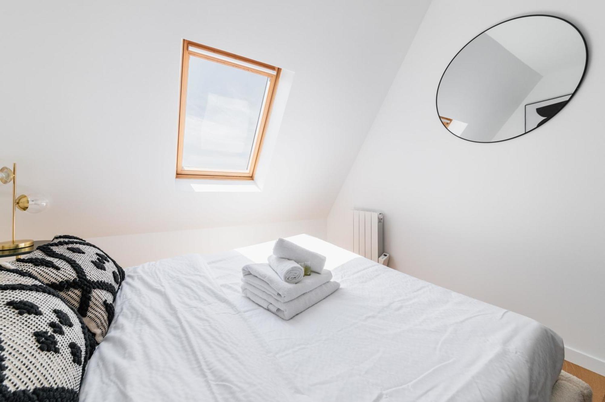 Apartament 2 Pieces Refait A Neuf Dernier Etage - Paris 19 - 4P - Flat-Guest Zewnętrze zdjęcie
