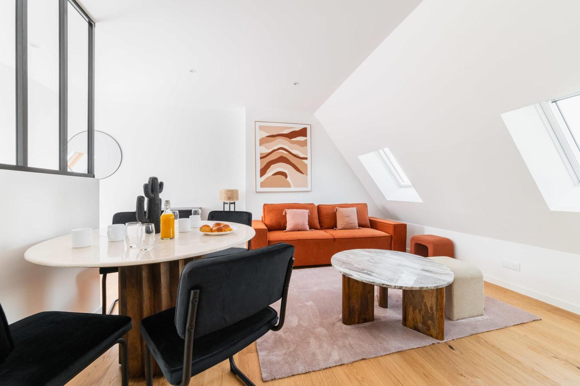 Apartament 2 Pieces Refait A Neuf Dernier Etage - Paris 19 - 4P - Flat-Guest Zewnętrze zdjęcie